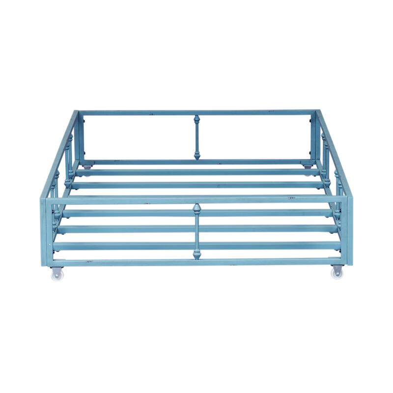 Vintage Series Distressed Metal Twin Metal Trundle