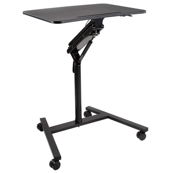 Shop Mount It Mobile Standing Laptop Desk With Wheels With Gas