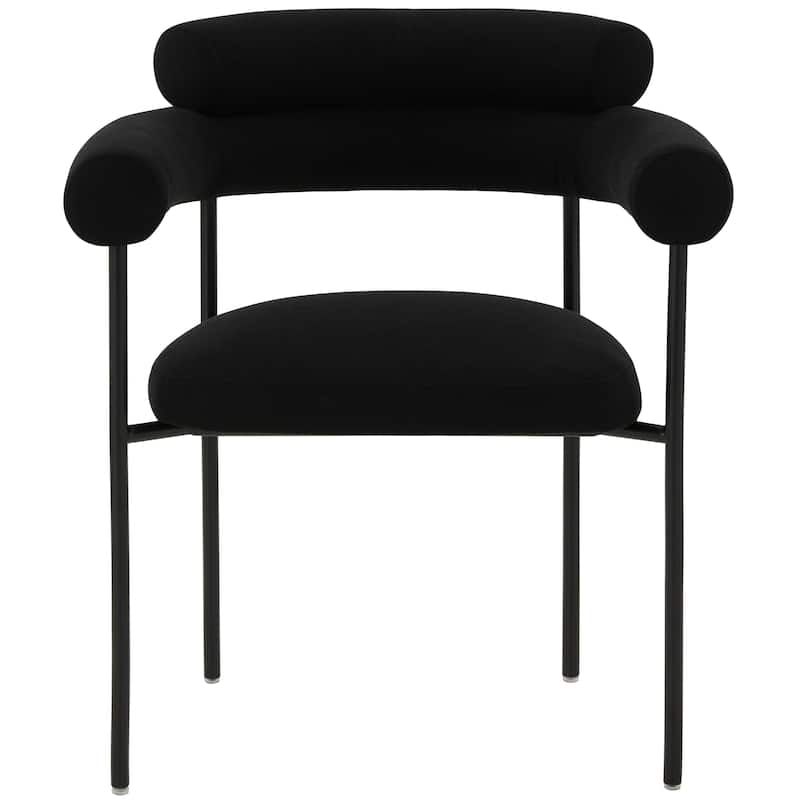 SAFAVIEH Couture Frouwe Curved Back Dining Chair (Fully Assembled) - 26Wx21Dx30H