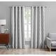 preview thumbnail 5 of 4, Blackout Window Curtains With Modern Print Design (Set of 2) 52"x108" - Grey