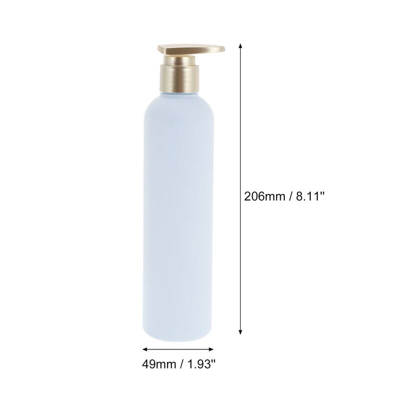 Pressure Pump Soap Dispenser for Bathroom 1 Pc - Blue