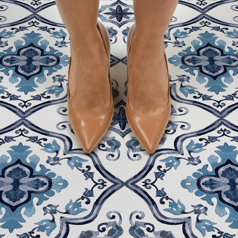 FloorPops Marrakesh Peel & Stick Floor Tiles