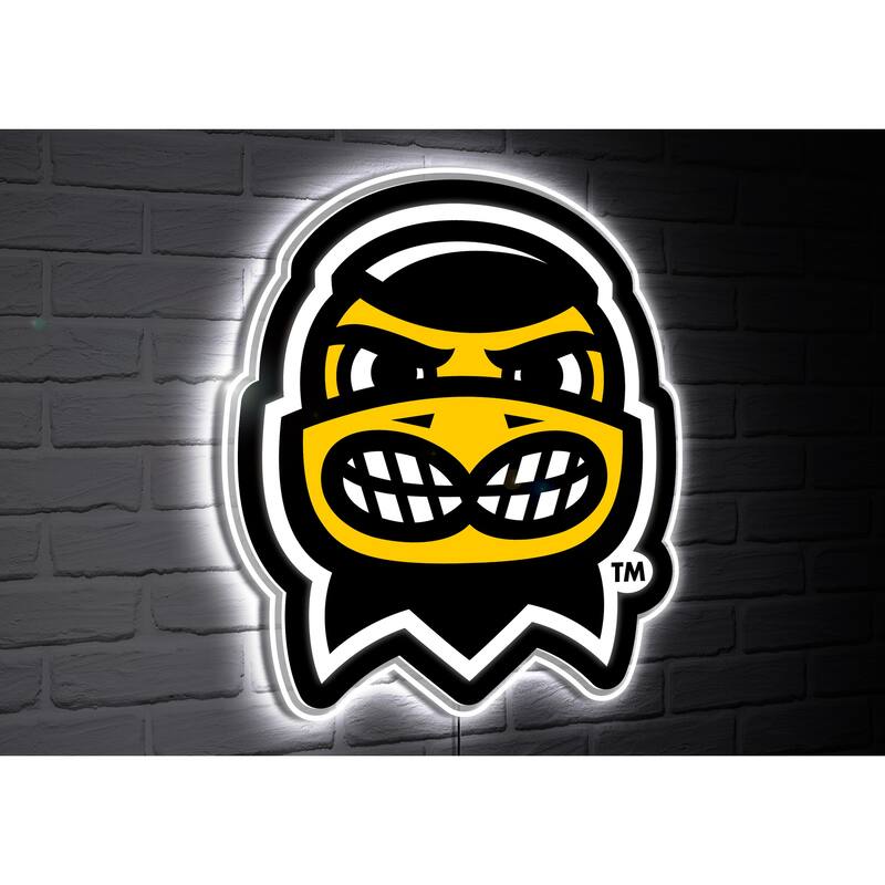 University of Iowa College Mascot Plug-In LED Lighted Sign