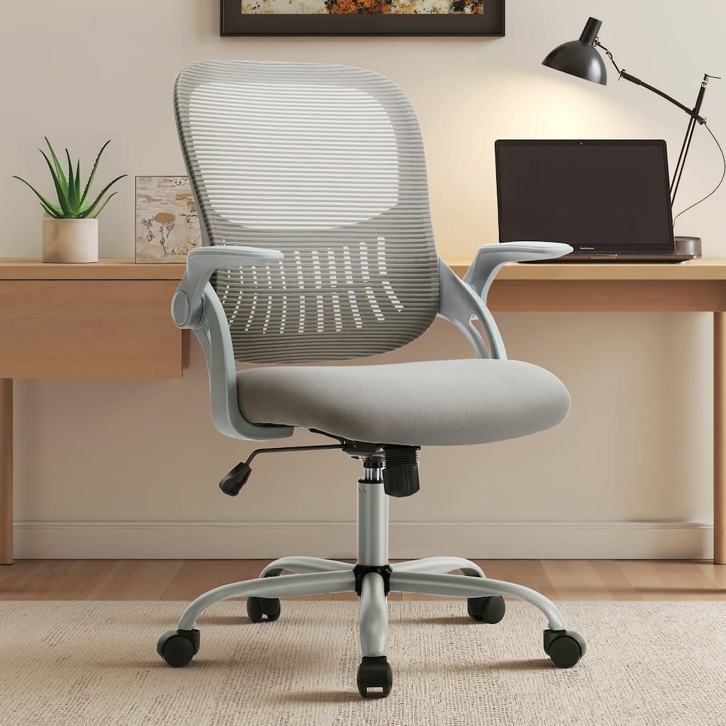 Office Chair Ergonomic, Desk Chair with Lumbar Support, Swivel Chair with Armrests, Computer Chairs