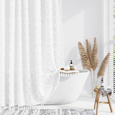 Clear PEVA Shower Curtain Liner, 72x72, Waterproof