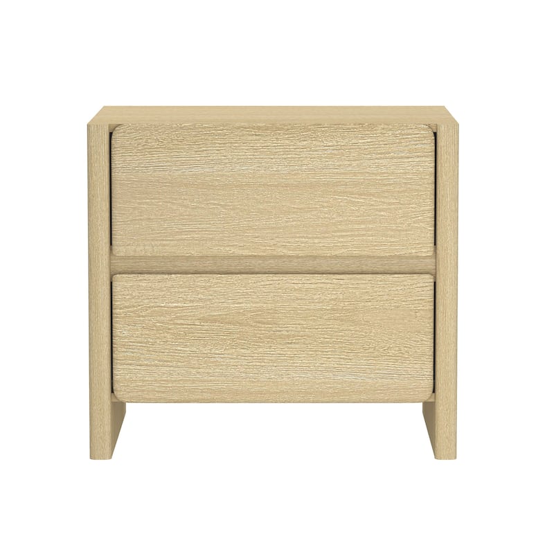 Manhattan Comfort Linda Modern 2 Drawer Nightstand