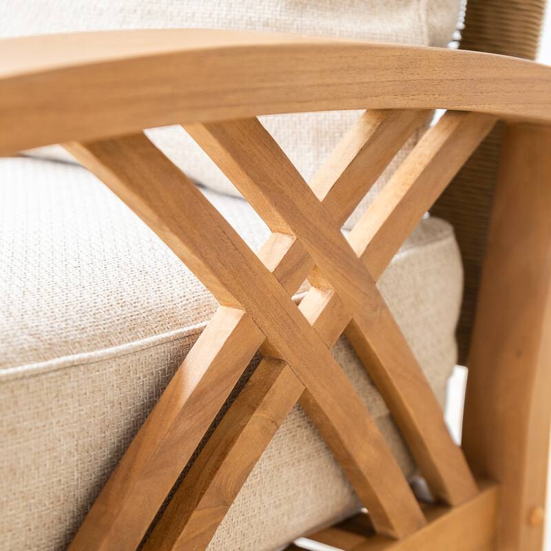 Cambridge Casual Carmel Teak Patio Conversation Set of 5