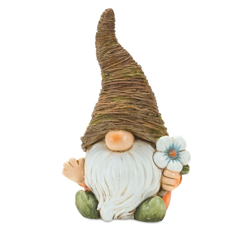 Gnome Outdoor Garden Figurines - 16.5" - Set of 2