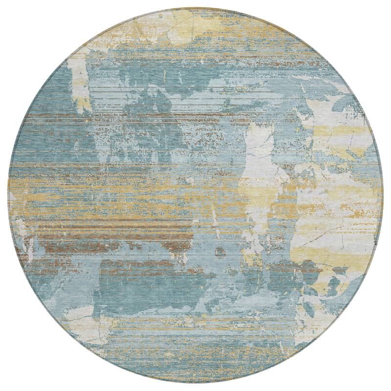 Machine Washable Indoor/ Outdoor Chic Veta Chantille Rug