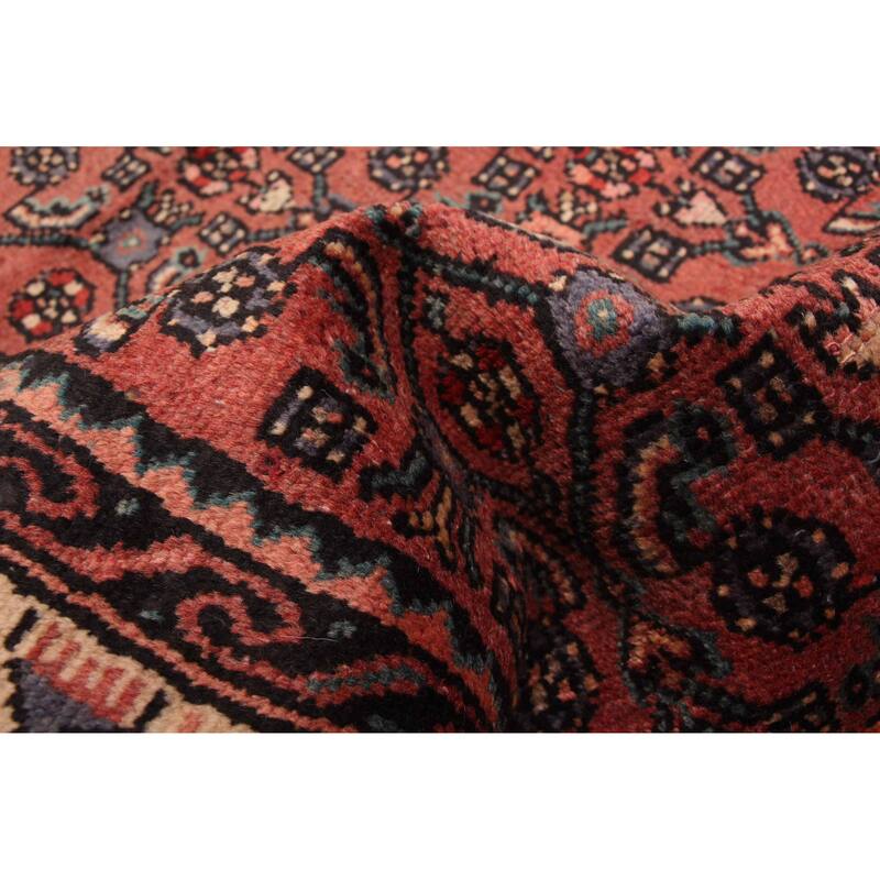 ECARPETGALLERY Hand-knotted Andelz Dark Copper Wool Rug - 2'4 x 9'8