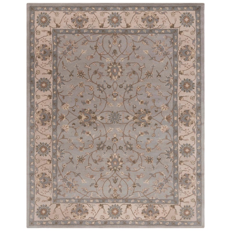 SAFAVIEH Handmade Heritage Scrollwork Traditional Oriental Wool Rug