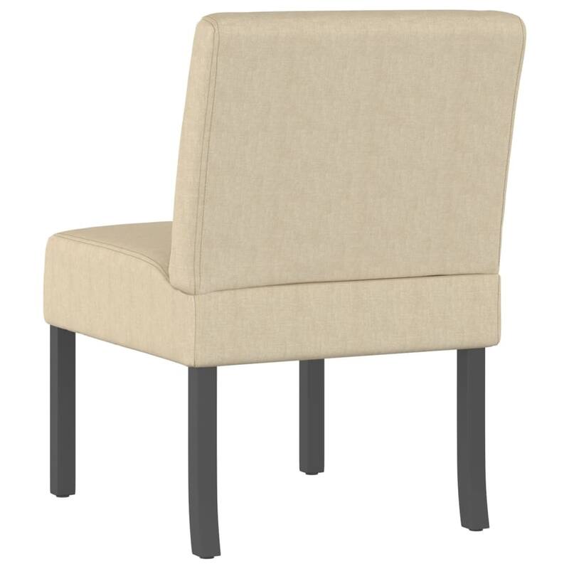 vidaXL Slipper Chair different color Fabric - 18.9" x 25.2" x 28.3"