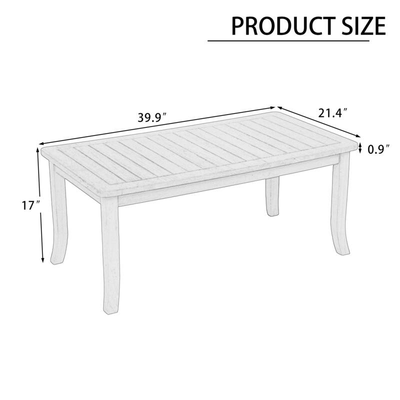 Outdoor Teak Wood Table for Patio and Garden