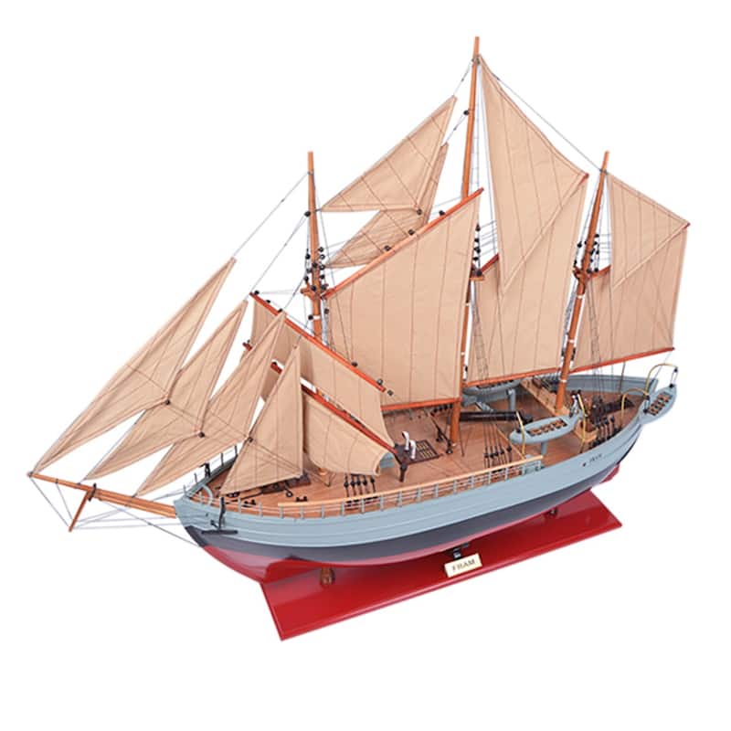 Fram Painted Admiral Line Ship Model Medium