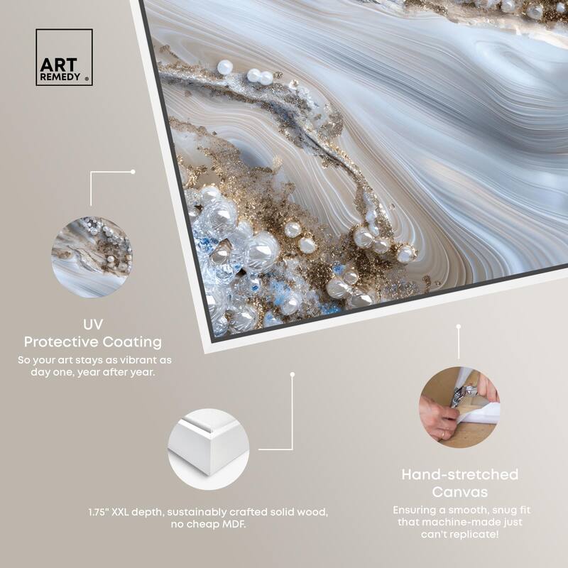 Effervescent Earth Canvas by Art Remedy
