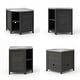 preview thumbnail 91 of 93, 100% Solid Wood Outdoor Kitchen Cabinet Set, Modular Patio BBQ Island Sideboard Buffet Pantry