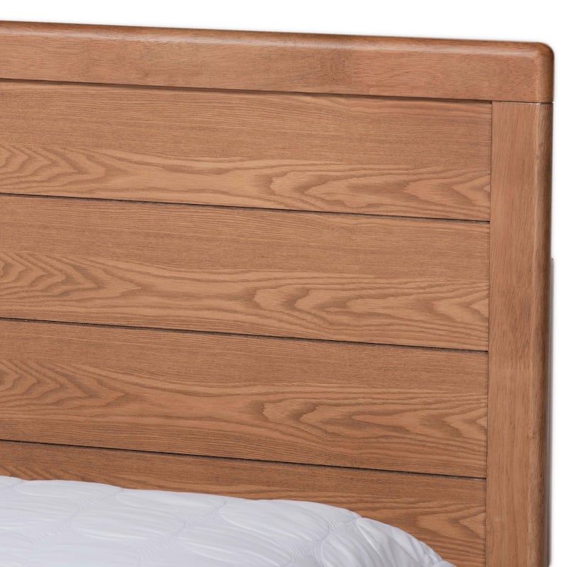 Lisa Ash-brown Finished Wood 3-drawer Platform Storage Bed