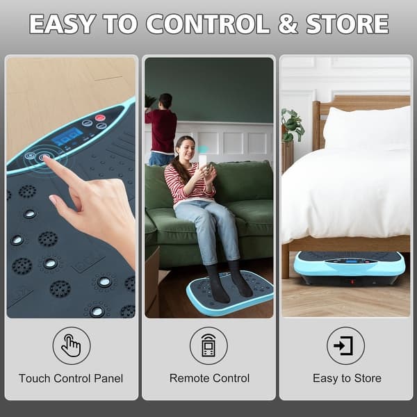 Under Desk Vibration Plate,Home Fitness Equipment,Fitness PlatformWhole  Body WorkoutWeight Loss & Toning - Bed Bath & Beyond - 42876670