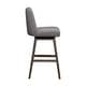 preview thumbnail 70 of 176, Amalie Upholstered Bar Stool, Swivel Counter Height Stool with Solid Wood Frame