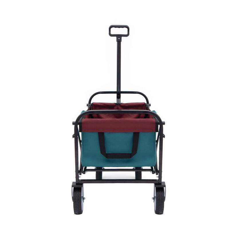 2.1 cu ft. Steel Foldable Wagon Cart