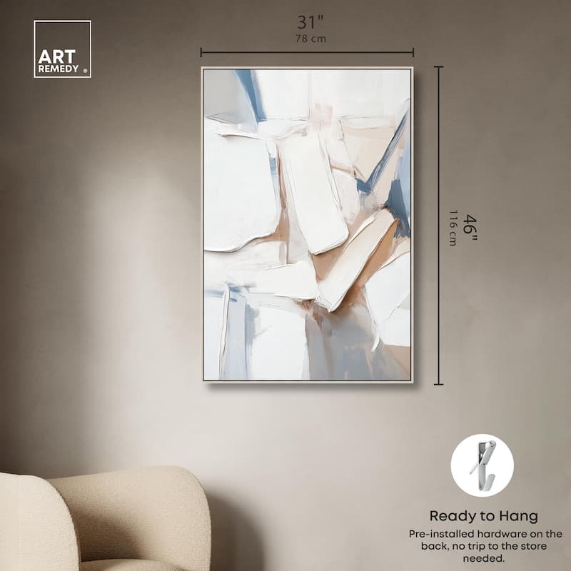 Bone and Beige II Canvas by Art Remedy