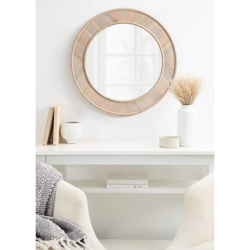 Kate and Laurel Yahna Round Wall Mirror