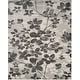 preview thumbnail 6 of 47, SAFAVIEH Evoke Floral Area Rug 10' x 14' - Grey/Black - Rectangle