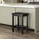 preview thumbnail 64 of 65, Now Furniture Solid Wood Backless Saddle Seat Counter Height Stool Black - Single