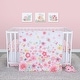 preview thumbnail 2 of 6, Floral Sprinkles 4 Piece Crib Bedding Set