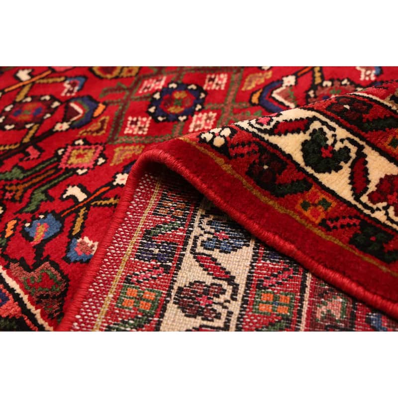 ECARPETGALLERY Hand-knotted Andelz Red Wool Rug - 2'9 x 10'9