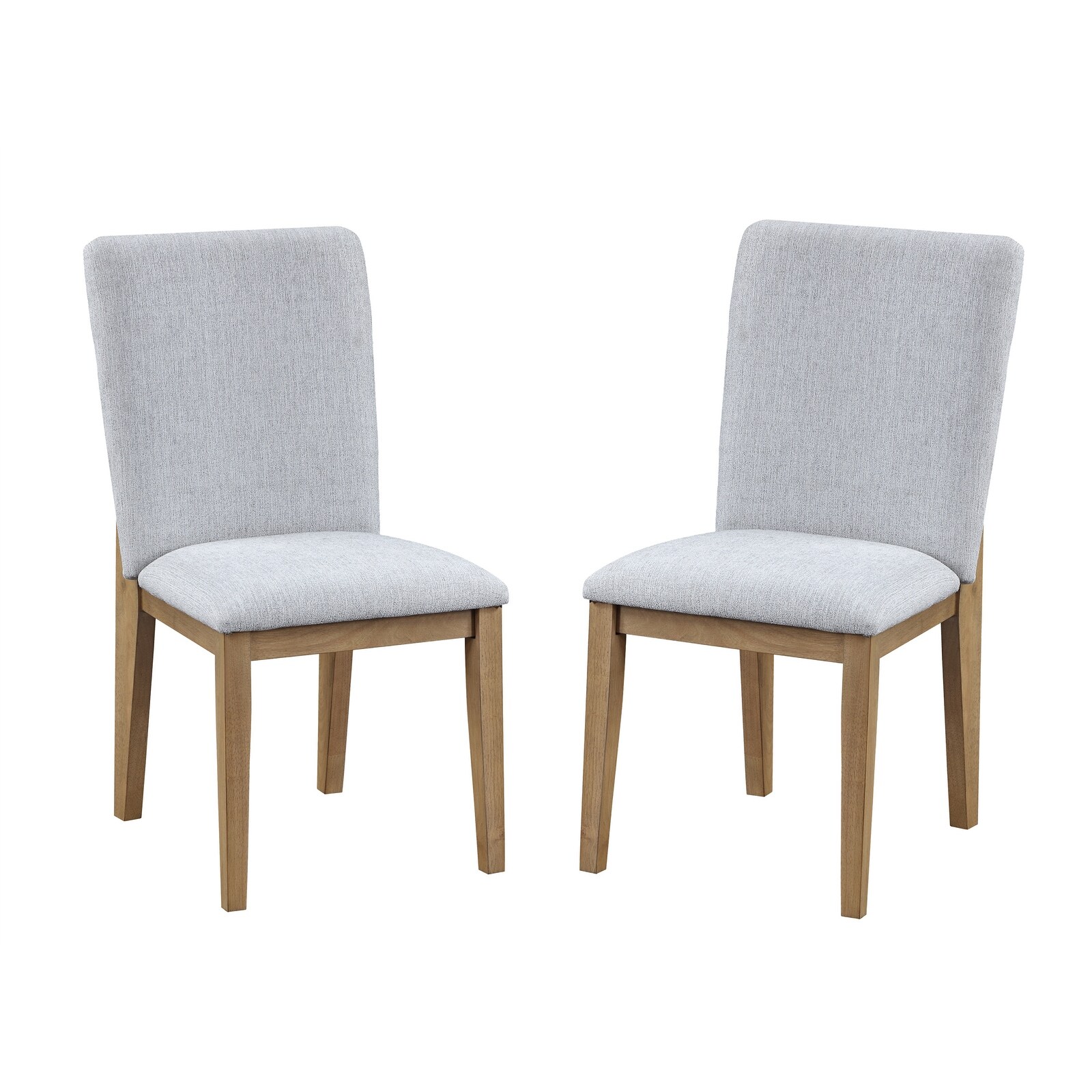 Gray linen dining hotsell chairs