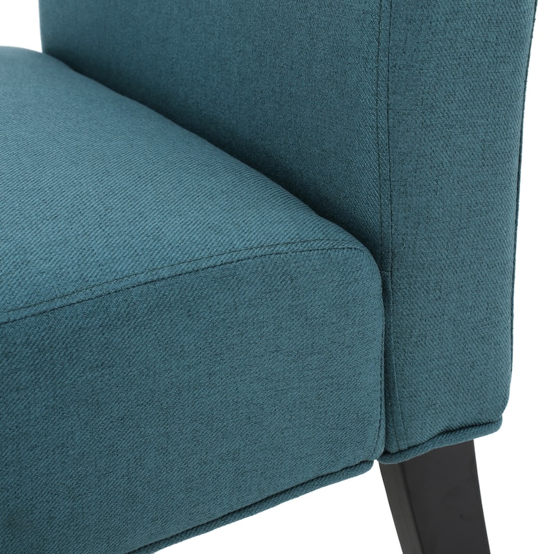 Kassi Contemporary Fabric Slipper Accent Chair by Christopher Knight Home - 22.50" L x 29.50" W x 32.00" H