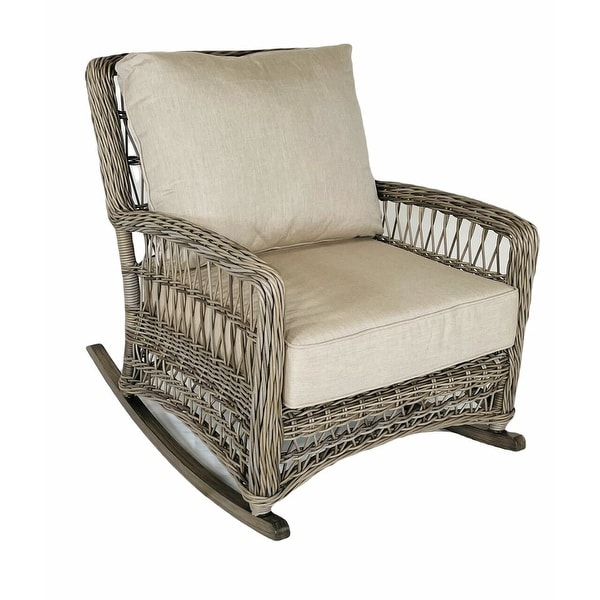 Erwin Wild Dunes Rocker Lounge Chair with Cushion Bed Bath