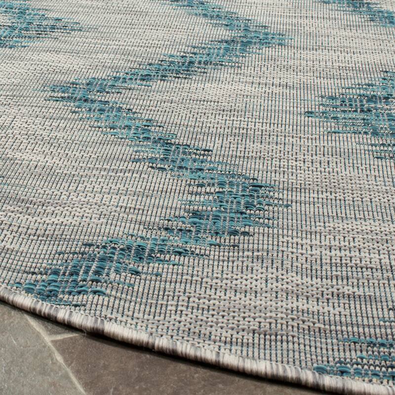 SAFAVIEH Courtyard Gorica Indoor/ Outdoor Waterproof Patio Backyard Rug
