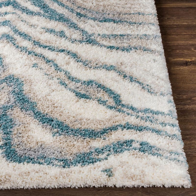 Livabliss Arabescus Modern Wave Shag Rug