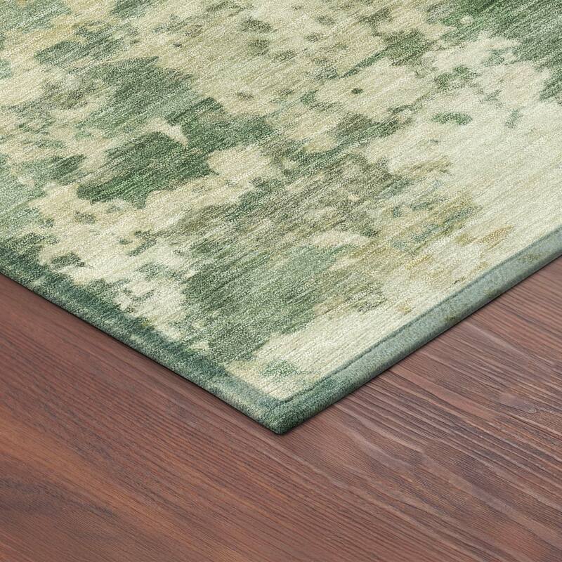 Machine Washable Indoor/ Outdoor Modern Jenna Chantille Rug