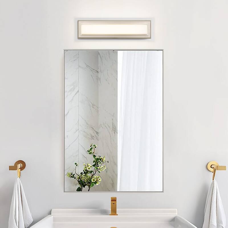 Purity 24" Brushed Nickel LED Bathroom Vanity Light