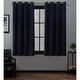 preview thumbnail 68 of 68, ATI Home Academy Total Blackout Grommet Top Curtain Panel Pair 52X63 - Navy