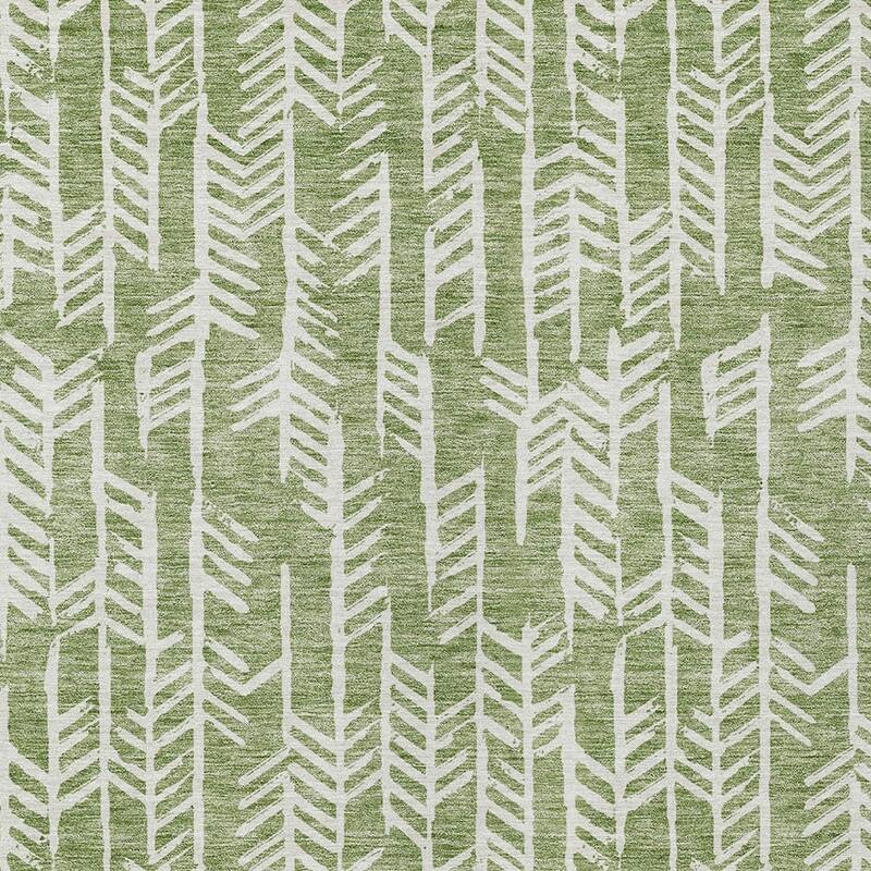 HomeRoots Tribal Transitional Rectangle Outdoor Rug