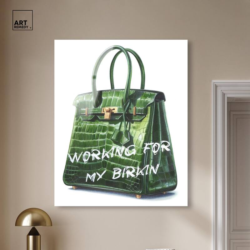 Doll Memories - Greeny Dream Acrylic by Art Remedy, Ready to Hang