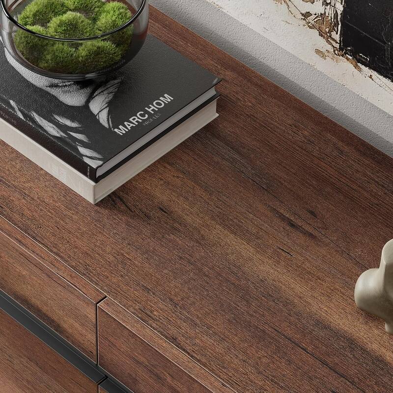 WAMPAT Modern TV Stand for TVs up to 50 inch TV, 2 in 1 Entertainment Center TV Console with Storage Cabinets and Metal Base