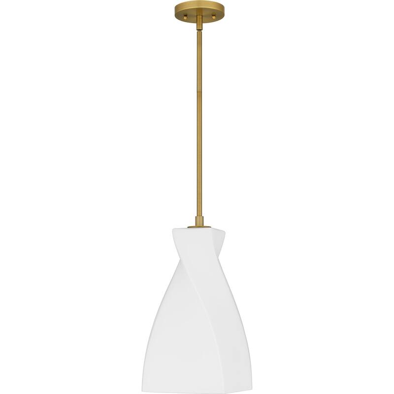 Stetson 1-Light Brushed Gold Mini Pendant