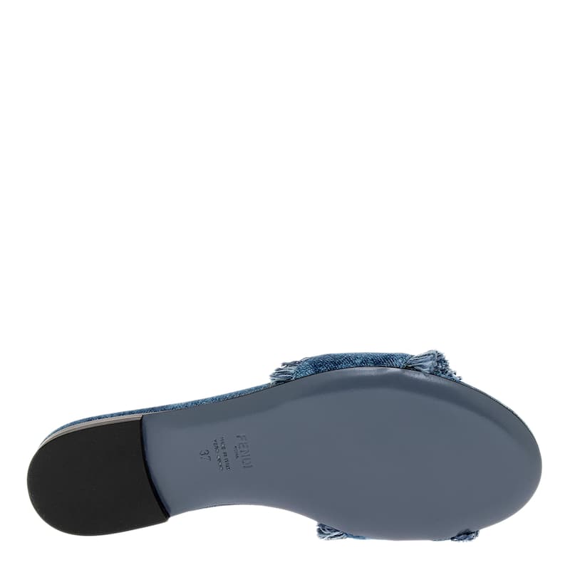 Fendi Sunshine Denim Slides