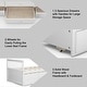 preview thumbnail 32 of 34, Costway Twin Captain's Bed Bunk Bed Alternative w/ Trundle & Drawers