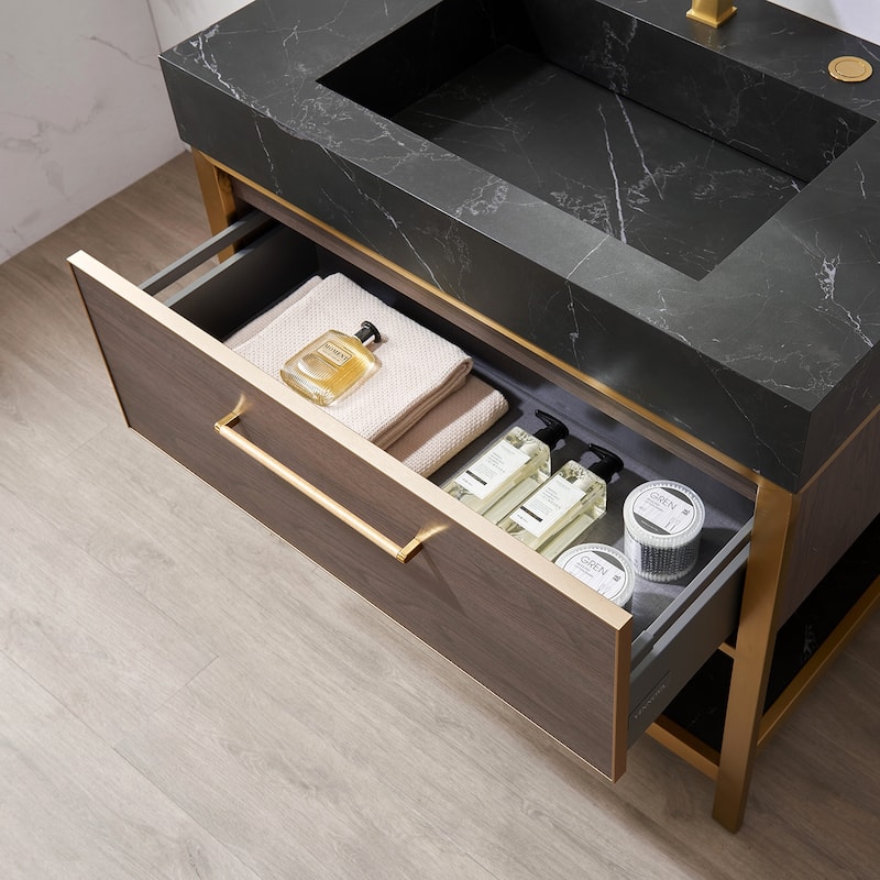 Segovia Bath Vanity with Sintered Stone Top