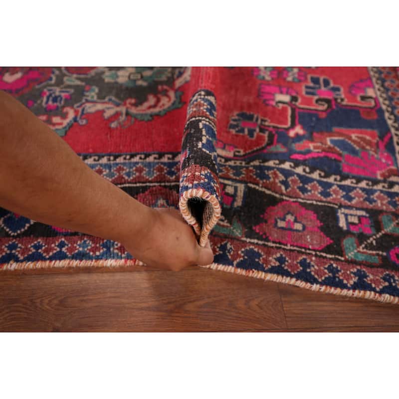 Balouch Persian Vintage Area Rug Handmade Wool Carpet - 4'2" x 7'5"