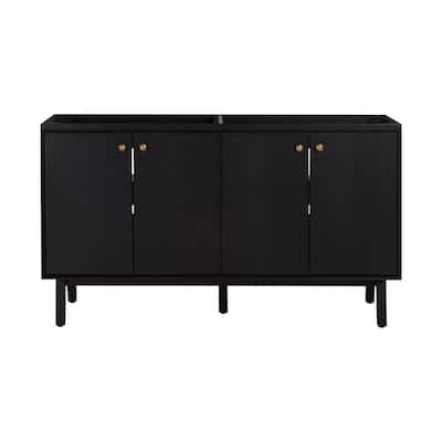 Avanity Adele 60 in. Vanity Only in Black Oak finish