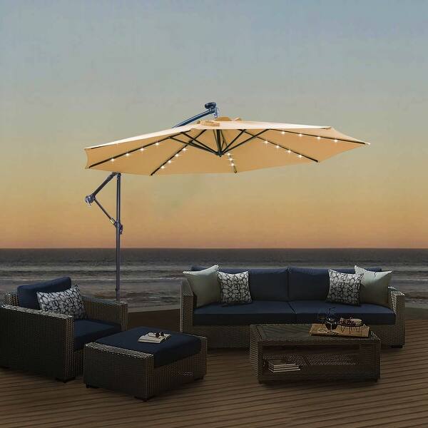 6 ft patio umbrella led lights with ABS Net Weight Colour:BLKRD 15