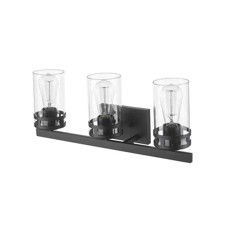 Millennium Lighting Lunden 2/3/4 Light Vanity Fixture in Matte Black