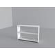 preview thumbnail 6 of 12, Donco Kids Twin Louver Low Loft in White with Optional Case Goods